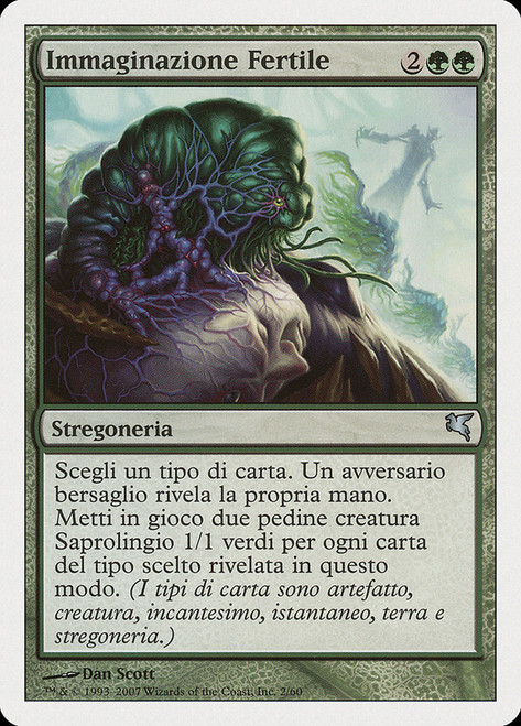 Fertile Imagination (#02)\nSalvat-Hachette - Italian\nSingle\nMagic The Gathering