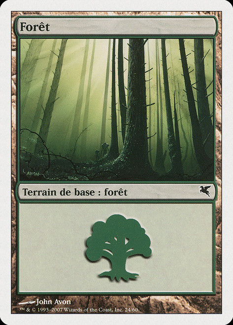 Forest (#24) (2006) (Elves Deck)\nSalvat-Hachette - French\nSingle\nMagic The Gathering