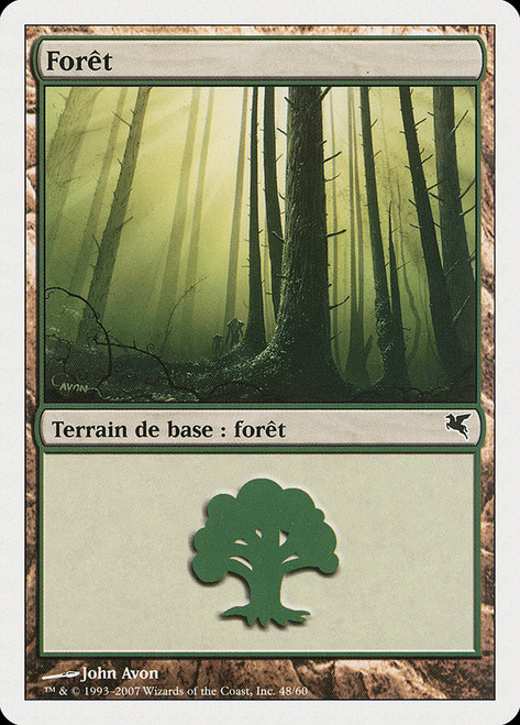 Forest (#48) (2006) (Elves Deck)\nSalvat-Hachette - French\nSingle\nMagic The Gathering
