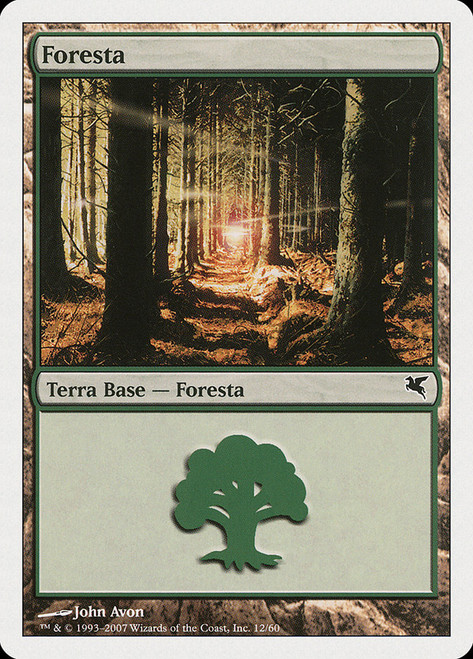 Forest (#12) (2006) (Elves Deck)\nSalvat-Hachette - Italian\nSingle\nMagic The Gathering