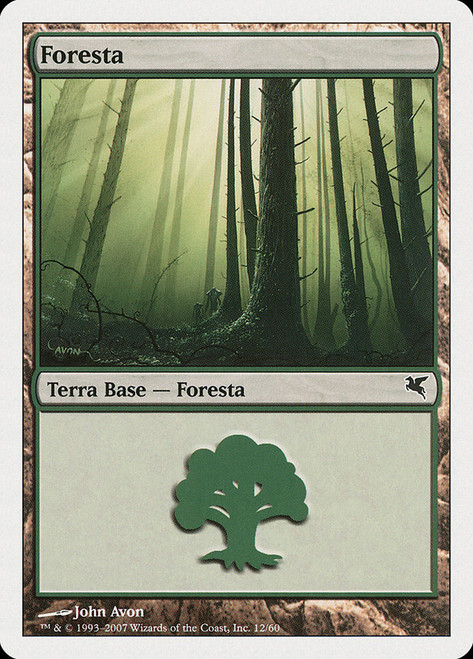 Forest (#12) (2006) (Slivers Deck)\nSalvat-Hachette - Italian\nSingle\nMagic The Gathering