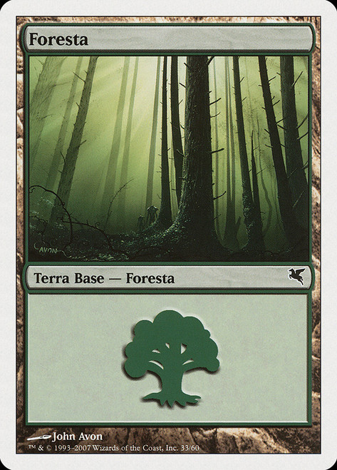 Forest (#33) (2007) (Beasts Deck)\nSalvat-Hachette - Italian\nSingle\nMagic The Gathering