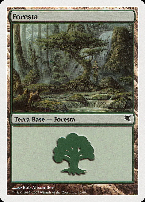 Forest (#46) (2007) (Rob Alexander)\nSalvat-Hachette - Italian\nSingle\nMagic The Gathering