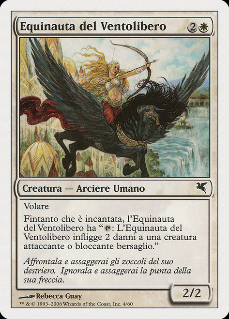 Freewind Equenaut (#04)\nSalvat-Hachette - Italian\nSingle\nMagic The Gathering