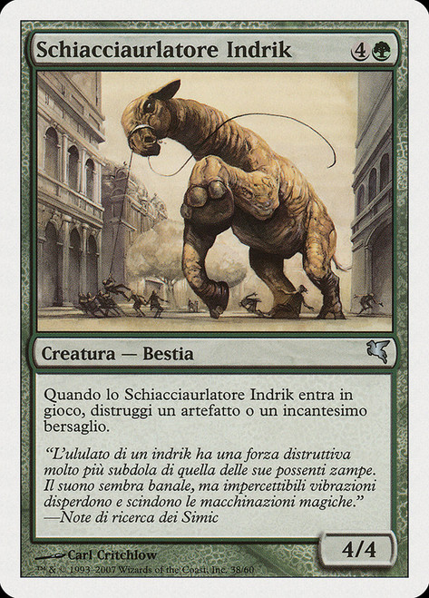 Indrik Stomphowler (#38)\nSalvat-Hachette - Italian\nSingle\nMagic The Gathering