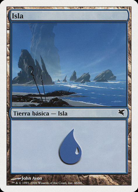 Island (#46) (Ninjas Deck)\nSalvat-Hachette - Spanish\nSingle\nMagic The Gathering