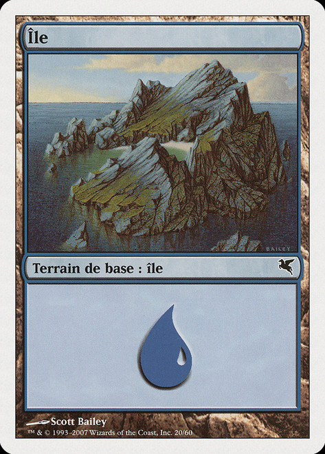 Island (#20) (2006) (Scott Bailey)\nSalvat-Hachette - French\nSingle\nMagic The Gathering