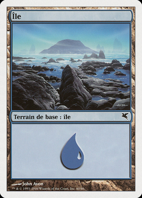 Island (#60) (2006) (John Avon)\nSalvat-Hachette - French\nSingle\nMagic The Gathering