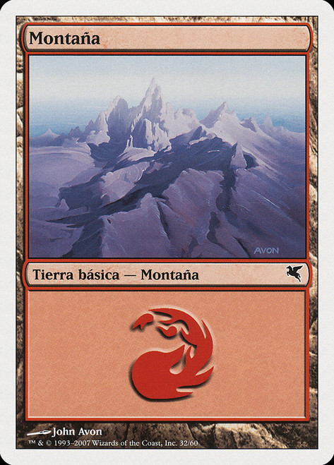 Mountain (#32)\nSalvat-Hachette - Spanish\nSingle\nMagic The Gathering