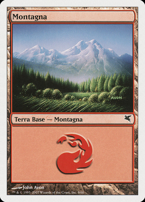 Mountain (#09) (Slivers &amp; Berserk Decks)\nSalvat-Hachette - Italian\nSingle\nMagic The Gathering