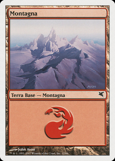 Mountain (#12) (2006)\nSalvat-Hachette - Italian\nSingle\nMagic The Gathering