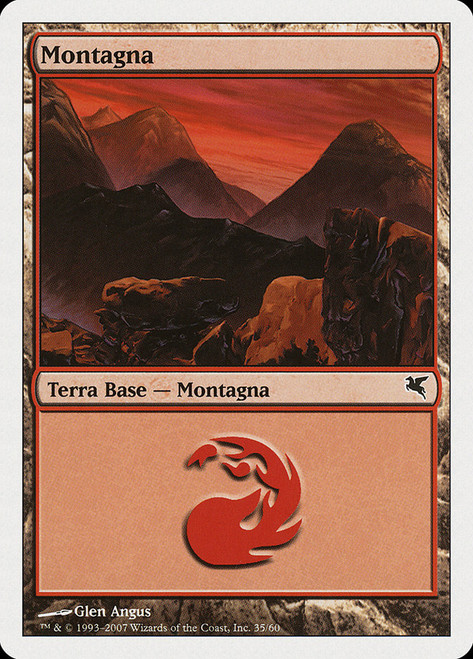Mountain (#35) (2007)\nSalvat-Hachette - Italian\nSingle\nMagic The Gathering