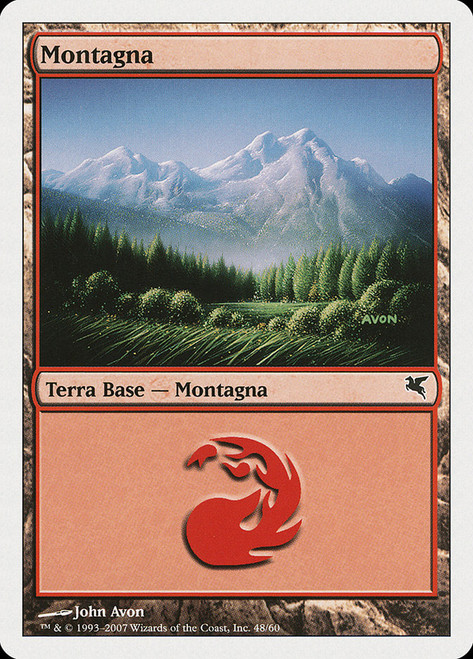 Mountain (#48) (2006)\nSalvat-Hachette - Italian\nSingle\nMagic The Gathering