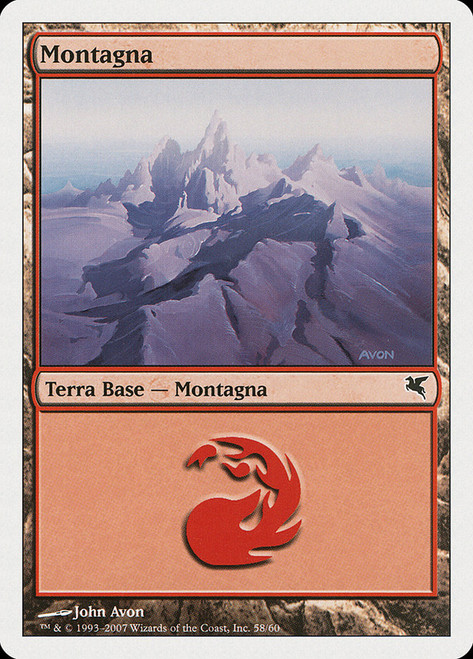 Mountain (#58) (Spirits Deck) | Salvat-Hachette - French | Star