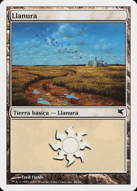 Plains (#48) (Thallids Deck)\nSalvat-Hachette - Spanish\nSingle\nMagic The Gathering