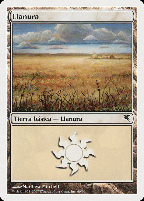 Plains (#60)\nSalvat-Hachette - Spanish\nSingle\nMagic The Gathering