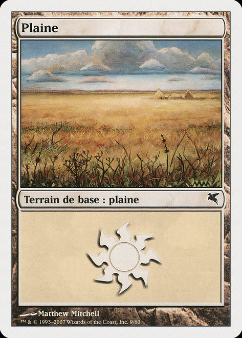 Plains (#09) (2006) (Spirits &amp; Angels Decks)\nSalvat-Hachette - French\nSingle\nMagic The Gathering