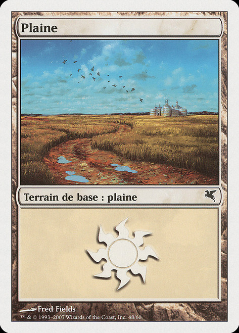 Plains (#48) (Thallids Deck)\nSalvat-Hachette - French\nSingle\nMagic The Gathering