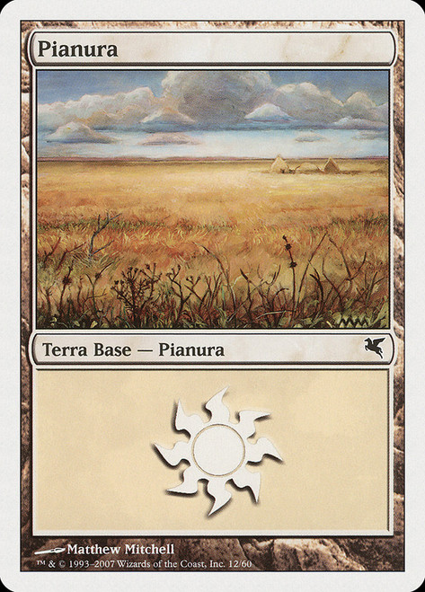 Plains (#12)\nSalvat-Hachette - Italian\nSingle\nMagic The Gathering