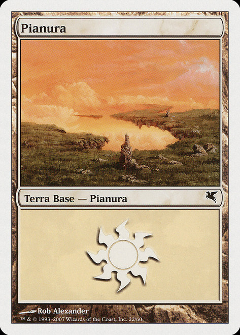 Plains (#22) (2007)\nSalvat-Hachette - Italian\nSingle\nMagic The Gathering
