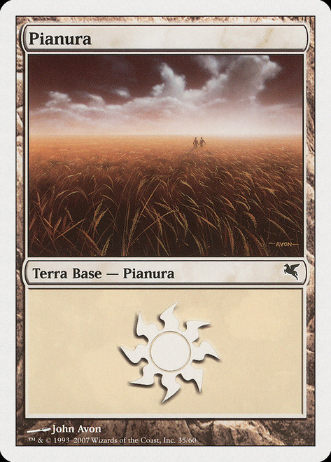 Plains (#35) (2007) (John Avon)\nSalvat-Hachette - Italian\nSingle\nMagic The Gathering
