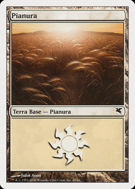 Plains (#45) (Angels Deck)\nSalvat-Hachette - Italian\nSingle\nMagic The Gathering