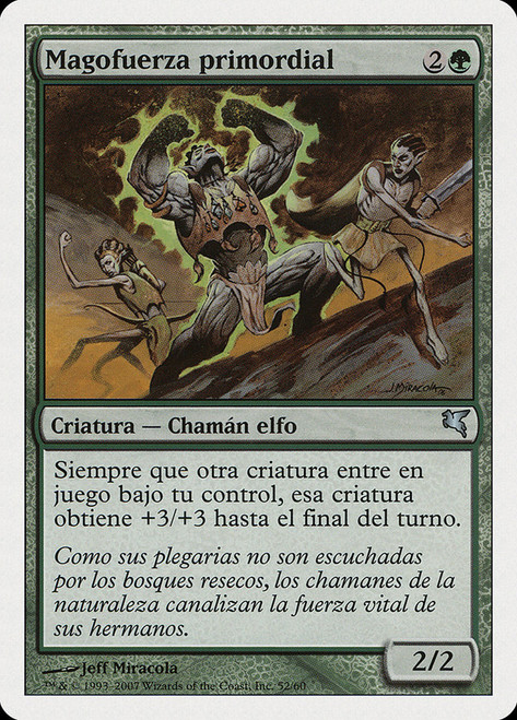Primal Forcemage (#52)\nSalvat-Hachette - Spanish\nSingle\nMagic The Gathering