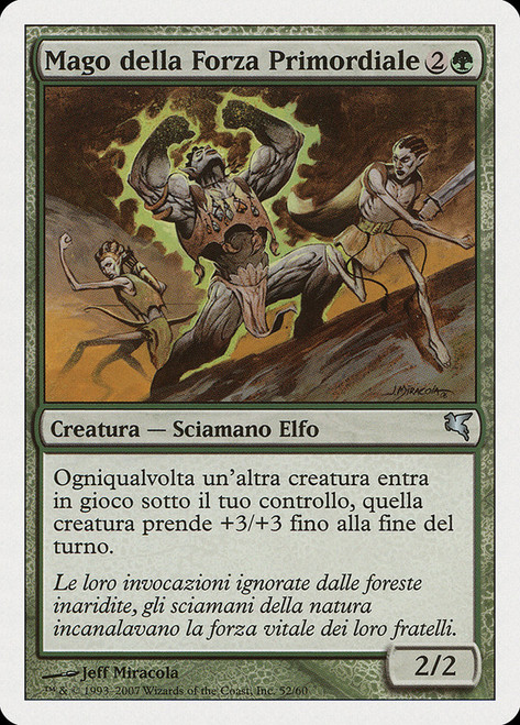 Primal Forcemage (#52)\nSalvat-Hachette - Italian\nSingle\nMagic The Gathering