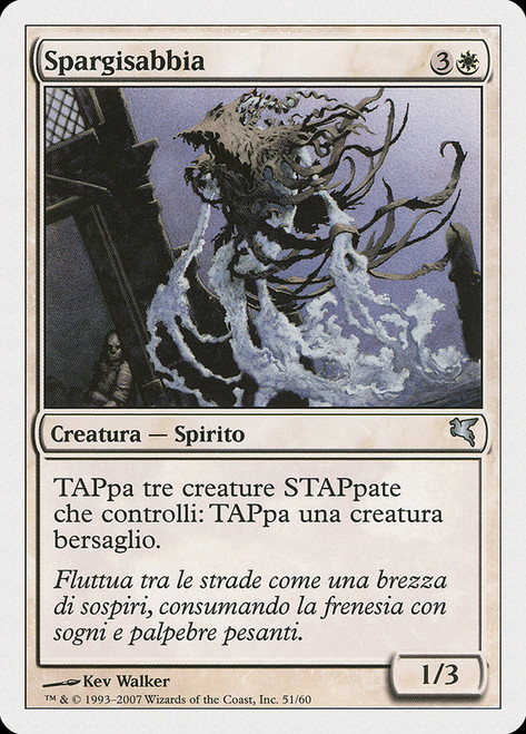 Sandsower (#51)\nSalvat-Hachette - Italian\nSingle\nMagic The Gathering