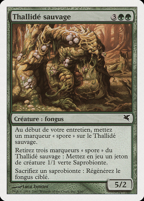 Savage Thallid (#04)\nSalvat-Hachette - French\nSingle\nMagic The Gathering
