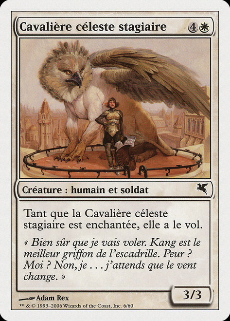 Skyrider Trainee (#06)\nSalvat-Hachette - French\nSingle\nMagic The Gathering