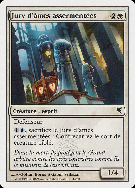 Soulsworn Jury (#44)\nSalvat-Hachette - French\nSingle\nMagic The Gathering