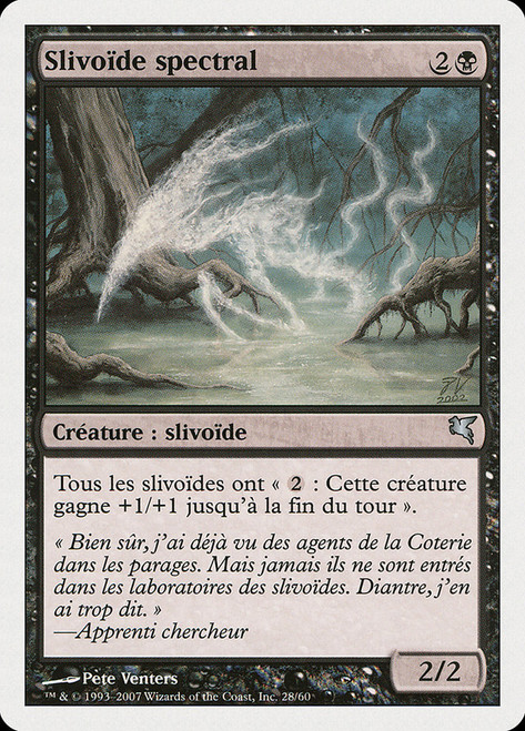 Spectral Sliver (#28)\nSalvat-Hachette - French\nSingle\nMagic The Gathering
