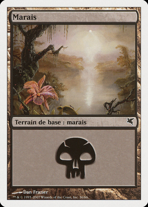 Swamp (#36) (2006) (Dan Frazier)\nSalvat-Hachette - French\nSingle\nMagic The Gathering