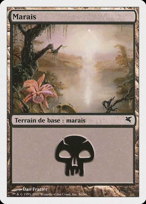 Swamp (#56) (2006) (Dan Frazier)\nSalvat-Hachette - French\nSingle\nMagic The Gathering