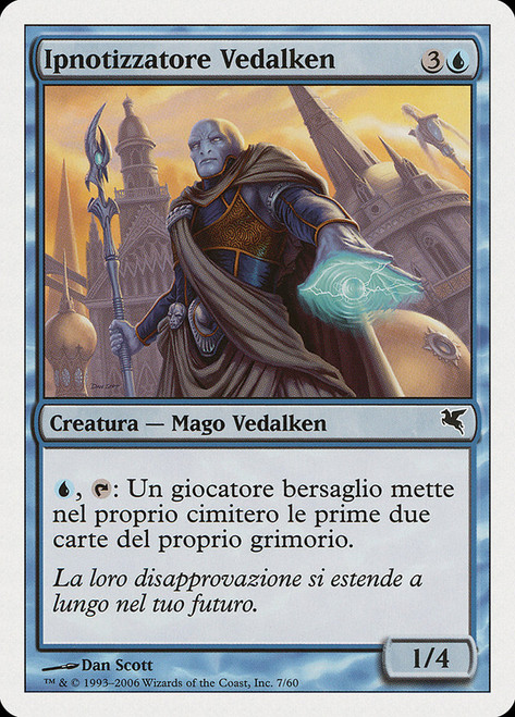 Vedalken Entrancer (#44)\nSalvat-Hachette - Italian\nSingle\nMagic The Gathering