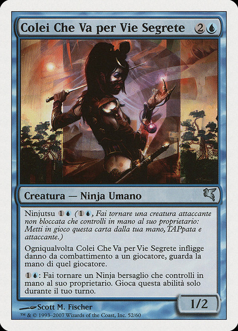 Walker of Secret Ways (#52)\nSalvat-Hachette - Italian\nSingle\nMagic The Gathering