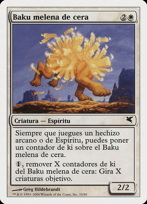 Waxmane Baku (#32)\nSalvat-Hachette - Spanish\nSingle\nMagic The Gathering