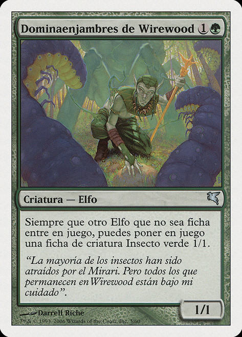 Wirewood Hivemaster (#03)\nSalvat-Hachette - Spanish\nSingle\nMagic The Gathering
