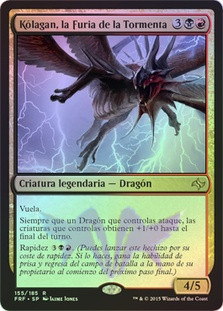 Kolaghan, the Storm's Fury\nFate Reforged - Spanish\nSingle\nMagic The Gathering