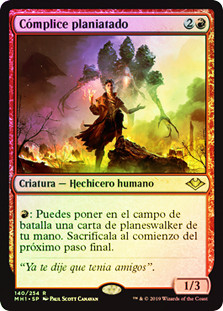 Planebound Accomplice\nModern Horizons - Spanish\nSingle\nMagic The Gathering