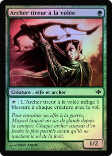 Scattershot Archer\nConflux - French\nSingle\nMagic The Gathering