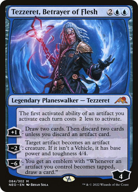 Tezzeret, Betrayer of Flesh\nKamigawa: Neon Dynasty\nSingle\nMagic The Gathering