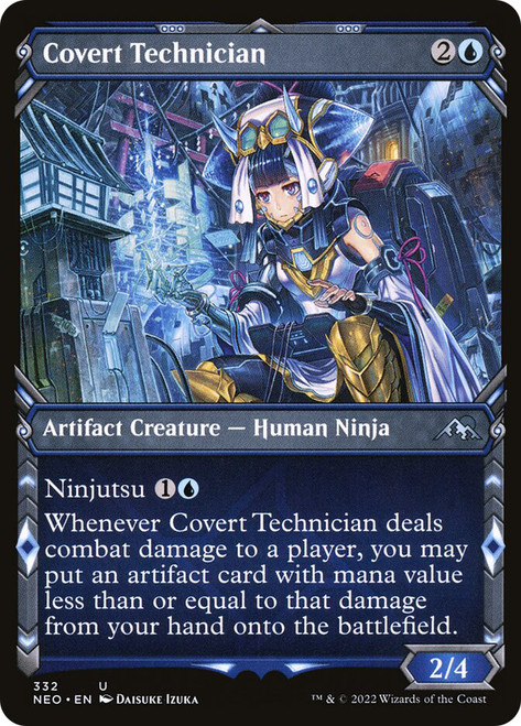 Covert Technician (Showcase)\nKamigawa: Neon Dynasty - Variants\nSingle\nMagic The Gathering