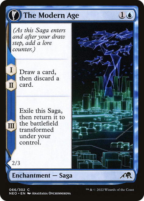 The Modern Age // Vector Glider\nKamigawa: Neon Dynasty\nSingle\nMagic The Gathering