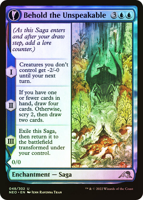 Behold the Unspeakable // Vision of the Unspeakable\nKamigawa: Neon Dynasty\nSingle\nMagic The Gathering