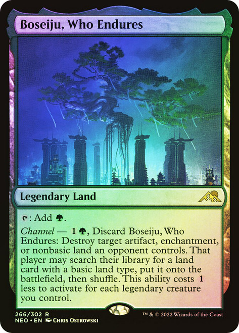 Boseiju, Who Endures\nKamigawa: Neon Dynasty\nSingle\nMagic The Gathering