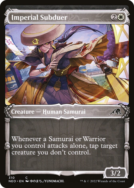 Imperial Subduer (Showcase)\nKamigawa: Neon Dynasty - Variants\nSingle\nMagic The Gathering