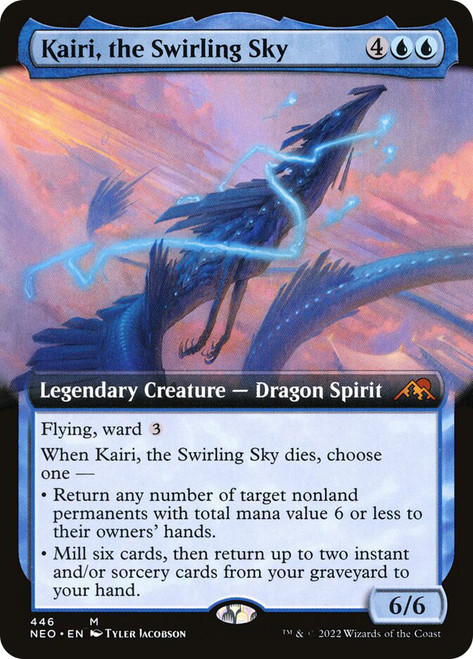 Kairi, the Swirling Sky (Extended Art)\nKamigawa: Neon Dynasty - Variants\nSingle\nMagic The Gathering