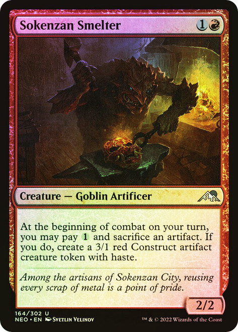 Sokenzan Smelter\nKamigawa: Neon Dynasty\nSingle\nMagic The Gathering